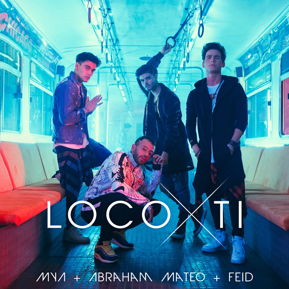 Loco por Ti - Single by MYA, Abraham Mateo & Feid album cover