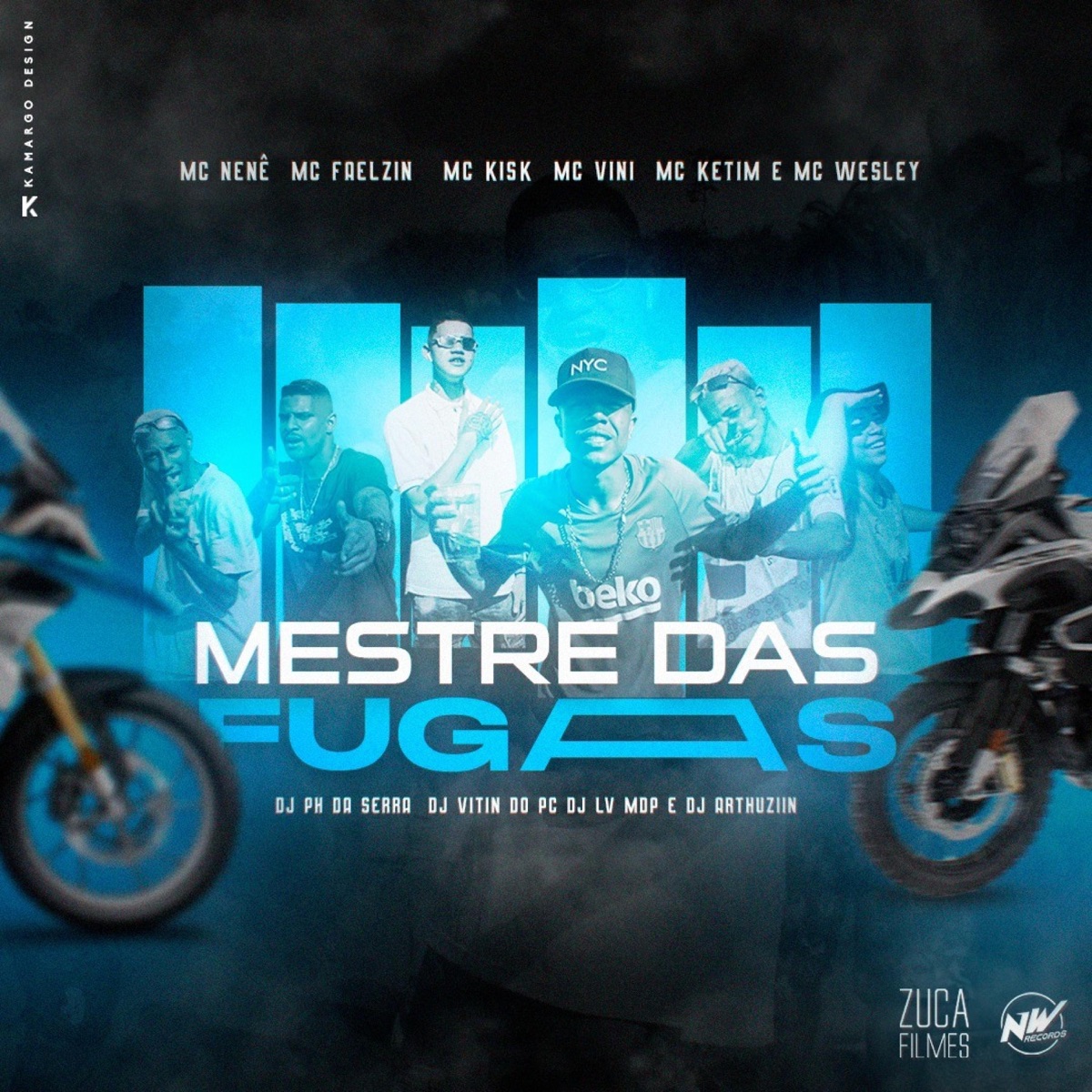 Mestre Das Fugas (feat. Mc Nenê, Mc Faelzin, Mc Kisk, Mc Vini, Mc Ketim, Mc Wesley, Dj Vitin Do Pc, Dj Lv Mdp & Dj Arthuziin) - Single by Dj Ph Da Serra album cover