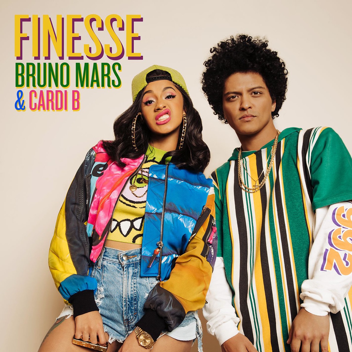 Finesse (Remix) [feat. Cardi B] - Single by Bruno Mars album cover