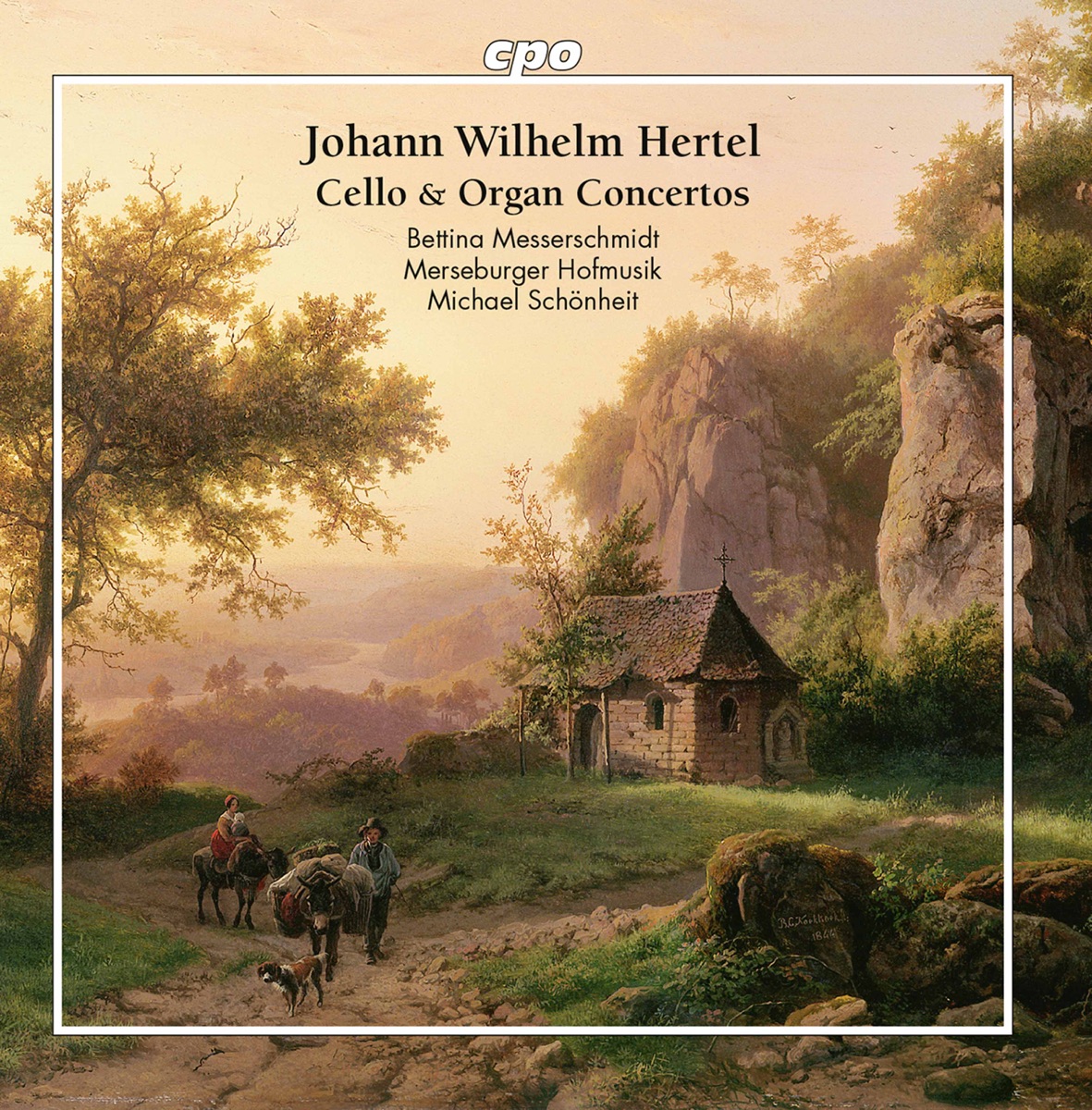 Hertel: Works by Bettina Messerschmidt, Merseburger Hofmusik & Michael Schönheit album cover
