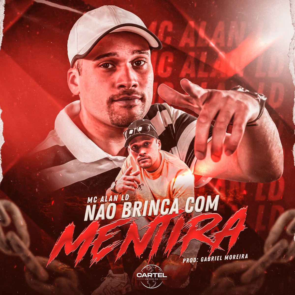 Não Brinca Com Mentira - Single by Cartel do Funk & MC Alan LD album cover