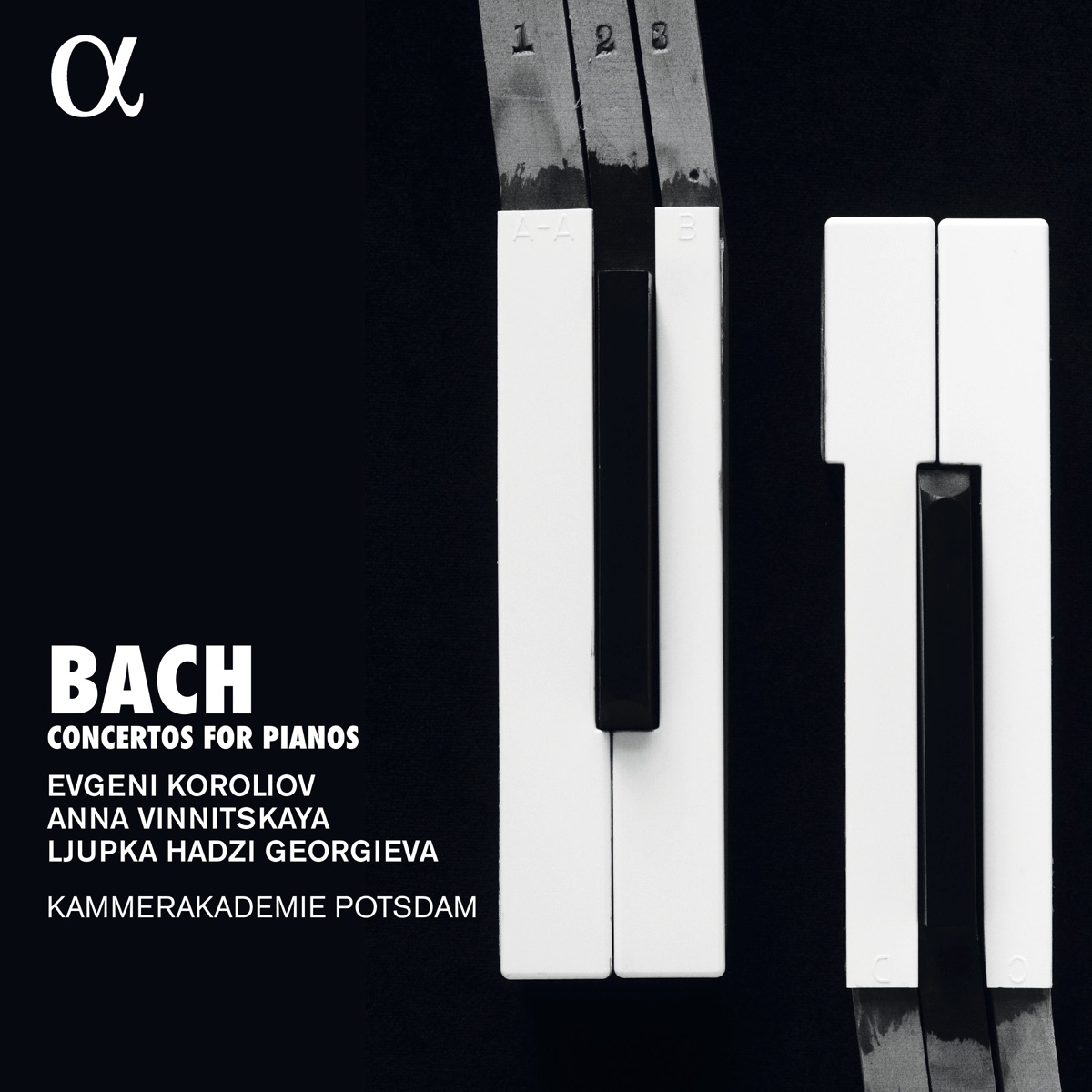 Bach: Concertos for Pianos by Anna Vinnitskaya, Ljupka Hadzi Georgieva, Evgeni Koroliov & Kammerakademie Potsdam album cover