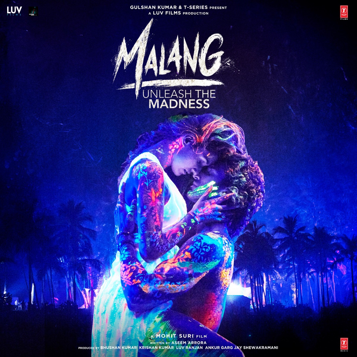 Malang - Unleash the Madness (Original Motion Picture Soundtrack) by Mithoon, Ved Sharma, The Fusion Project, Ankit Tiwari, Adnan Dhool & Rabi Ahmed album cover