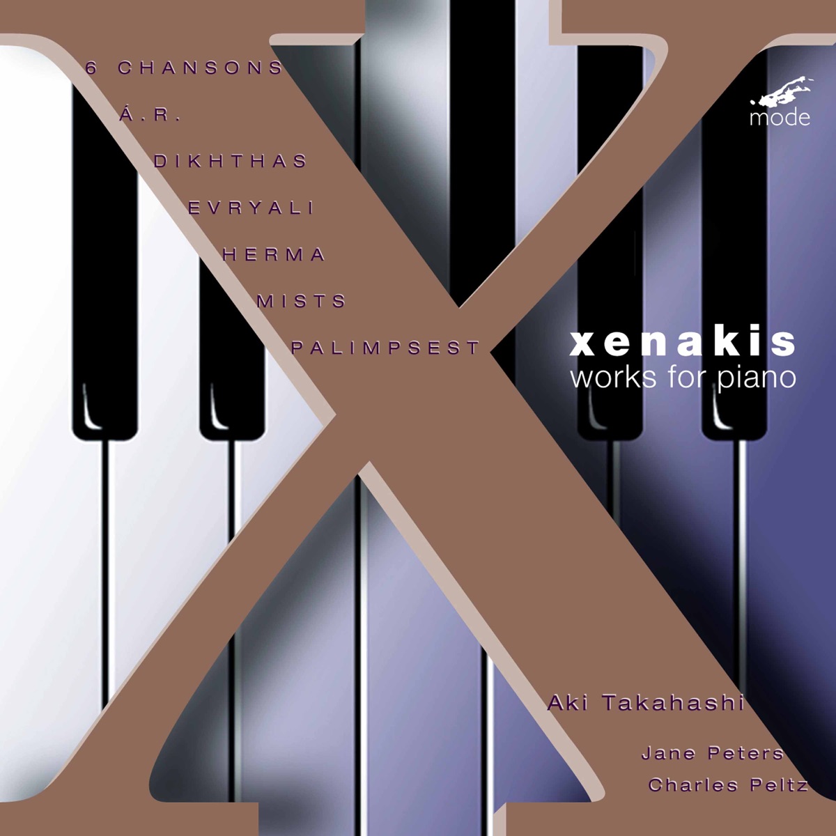 Xenakis: Piano Works by Aki Takahashi album cover