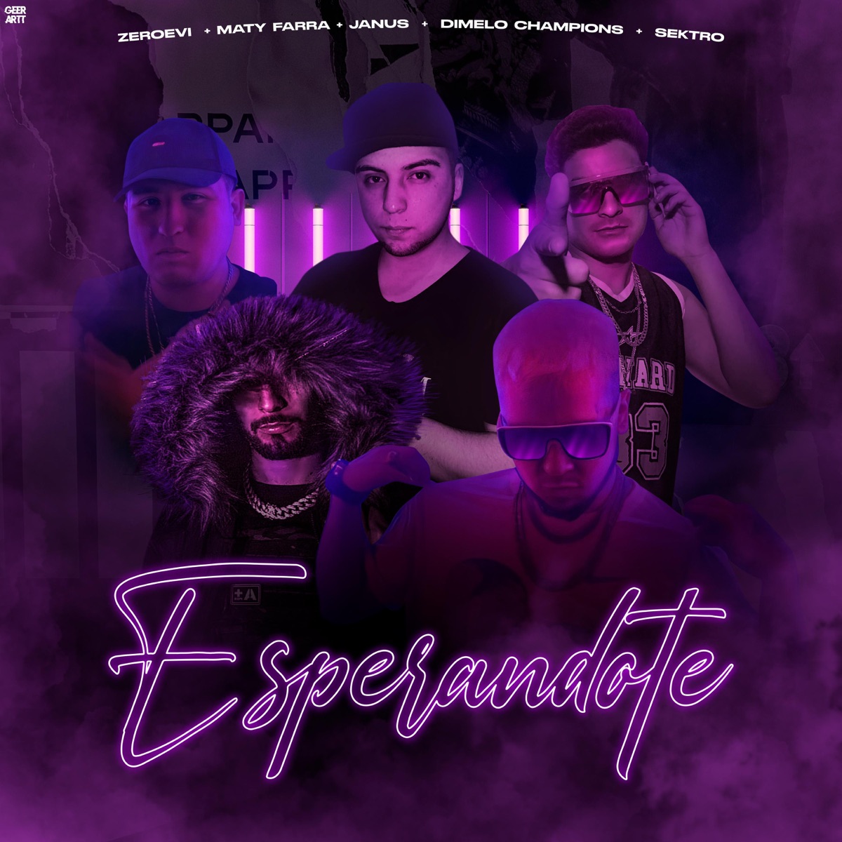 Esperandote (feat. Zeroevi, Sektro, Maty Farra & Dimelochampions) - Single by Janus album cover