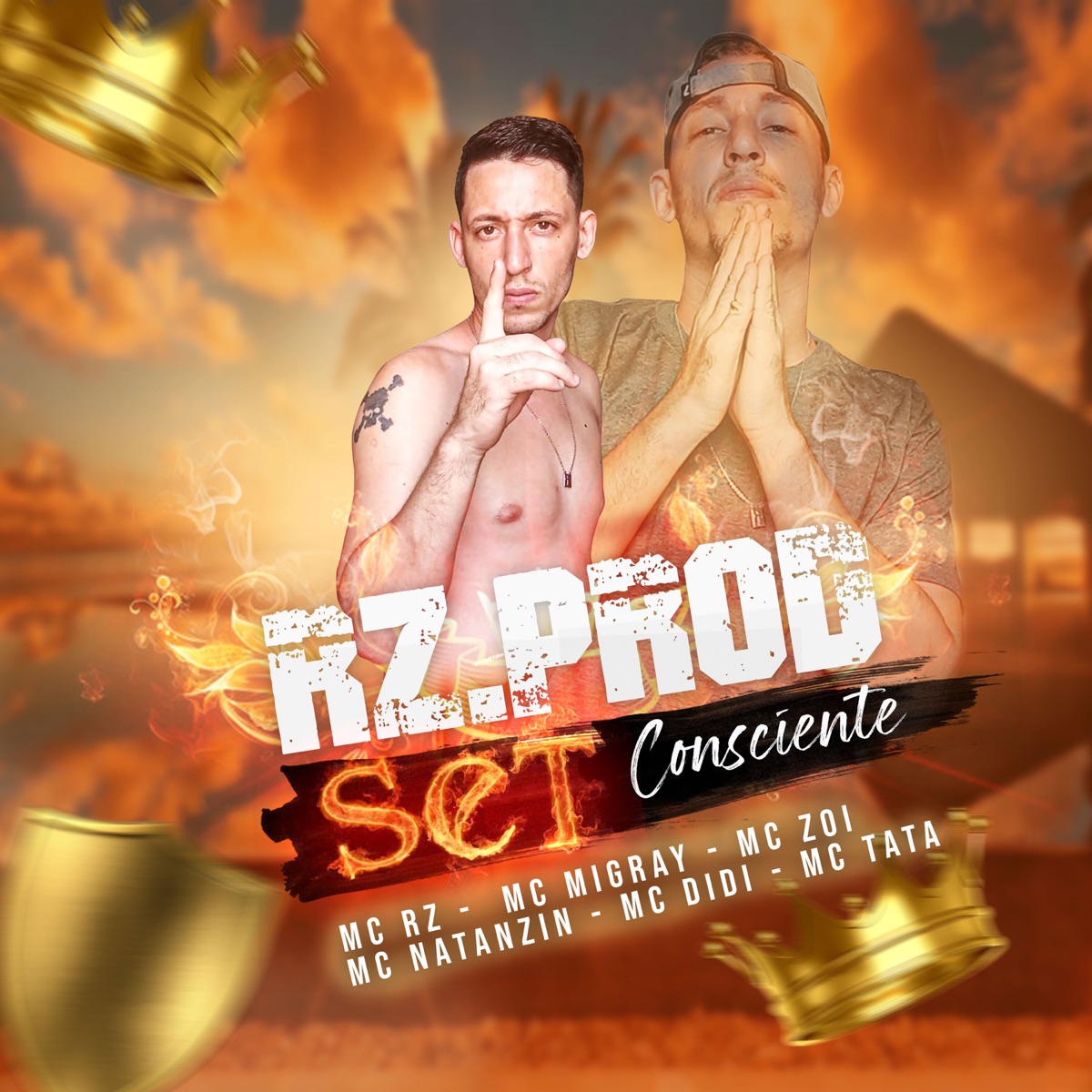 Set Consciente (Rz Prod) - Single by MC RZ, MC Migray, MC Didi, MC Tata, Mc Zoio & MC Natanzin album cover