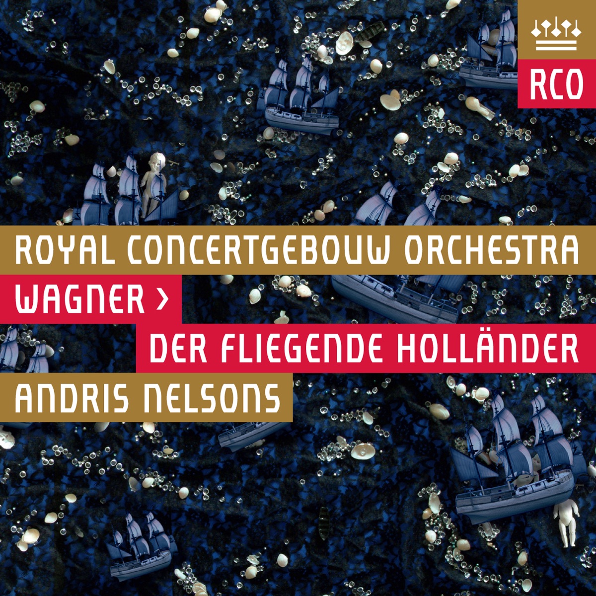 Wagner: Der fliegende Holländer (Live) by Terje Stensvold, Kwangchul Youn, Andris Nelsons, Royal Concertgebouw Orchestra & Anja Kampe album cover