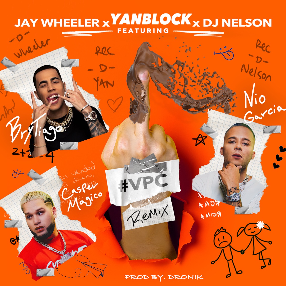 Vete Pal Carajo (Remix) [feat. Jay Wheeler, Casper Mágico & Dj Nelson] - Single by Yan Block, Brytiago & Nio García album cover