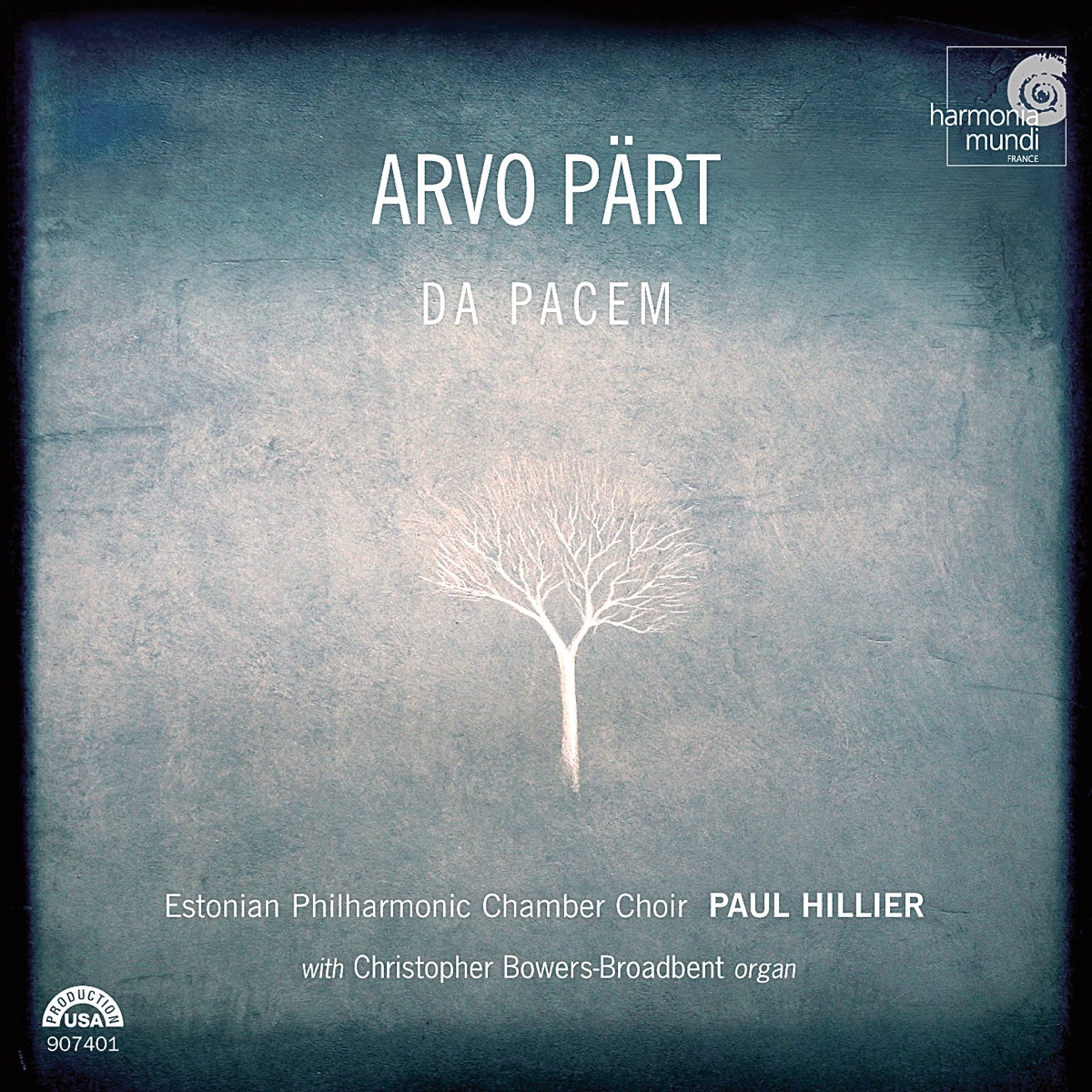 Arvo Pärt: Da pacem by Estonian Philharmonic Chamber Choir & Paul Hillier album cover