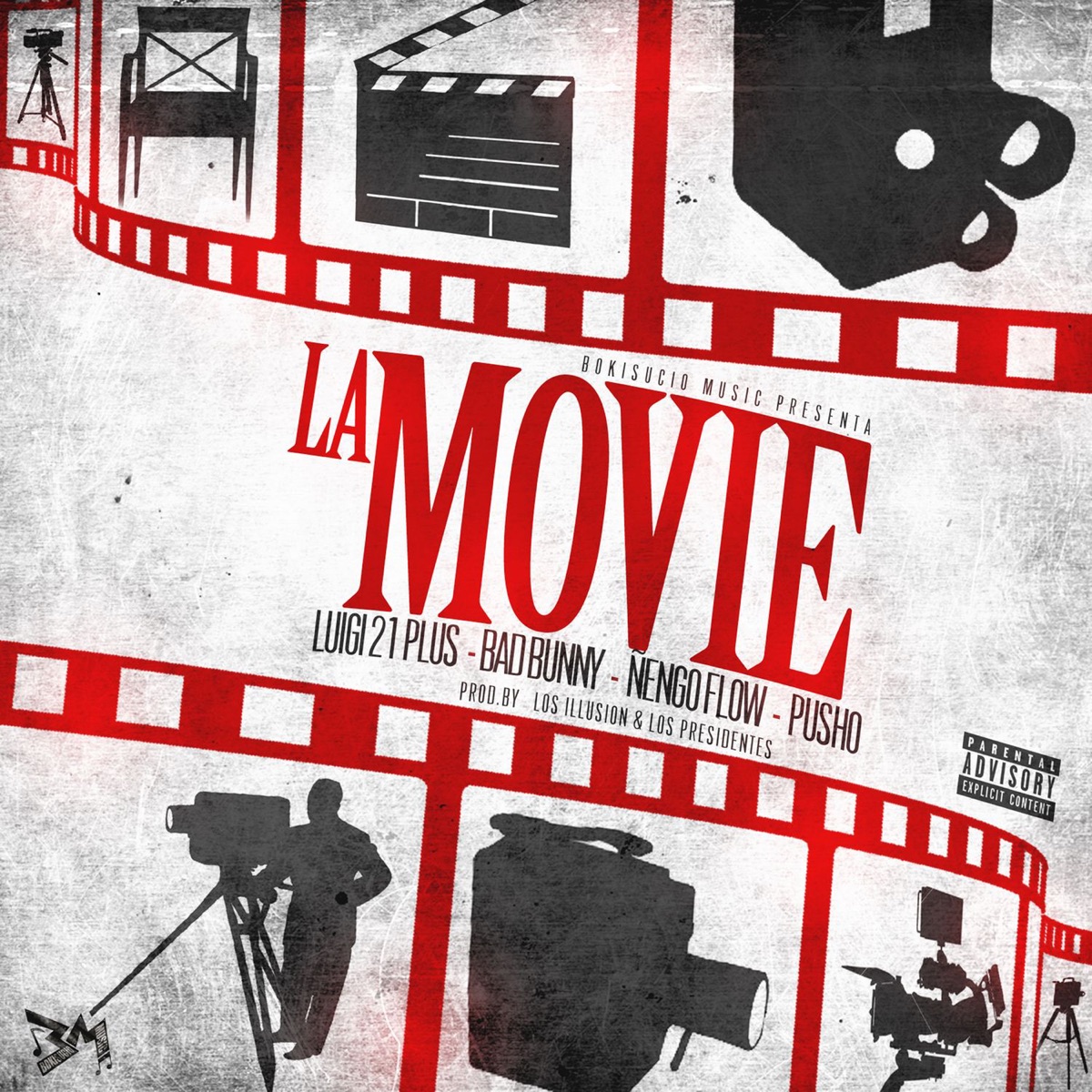 La Movie (feat. Bad Bunny, Pusho & Ñengo Flow) - Single by Luigi 21 Plus album cover artwork