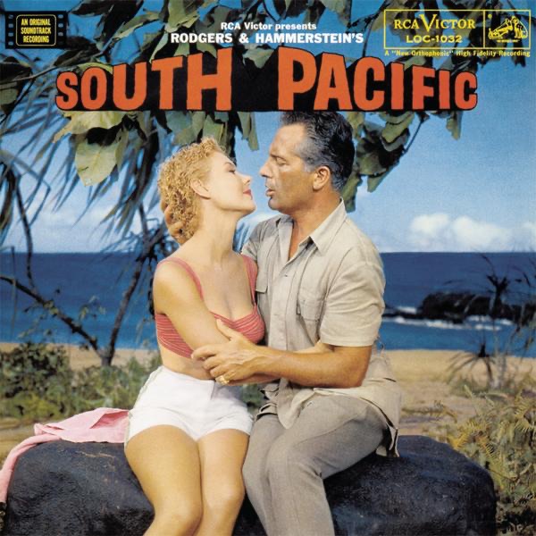 South Pacific (Original Motion Picture Soundtrack) by Rodgers & Hammerstein, Mitzi Gaynor, Giorgio Tozzi, Bill Lee & Muriel Smith album cover