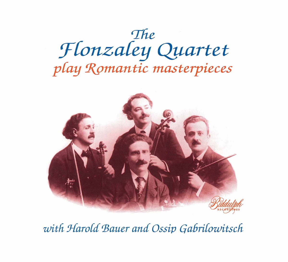 Romantic Masterpieces by Flonzaley Quartet album cover