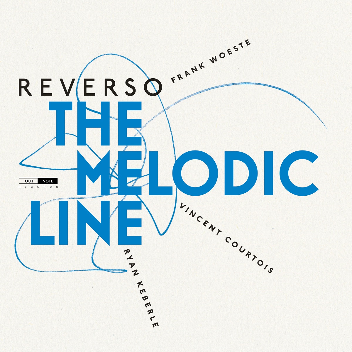 Reverso - The Melodic Line by Frank Woeste, Ryan Keberle & Vincent Courtois album cover