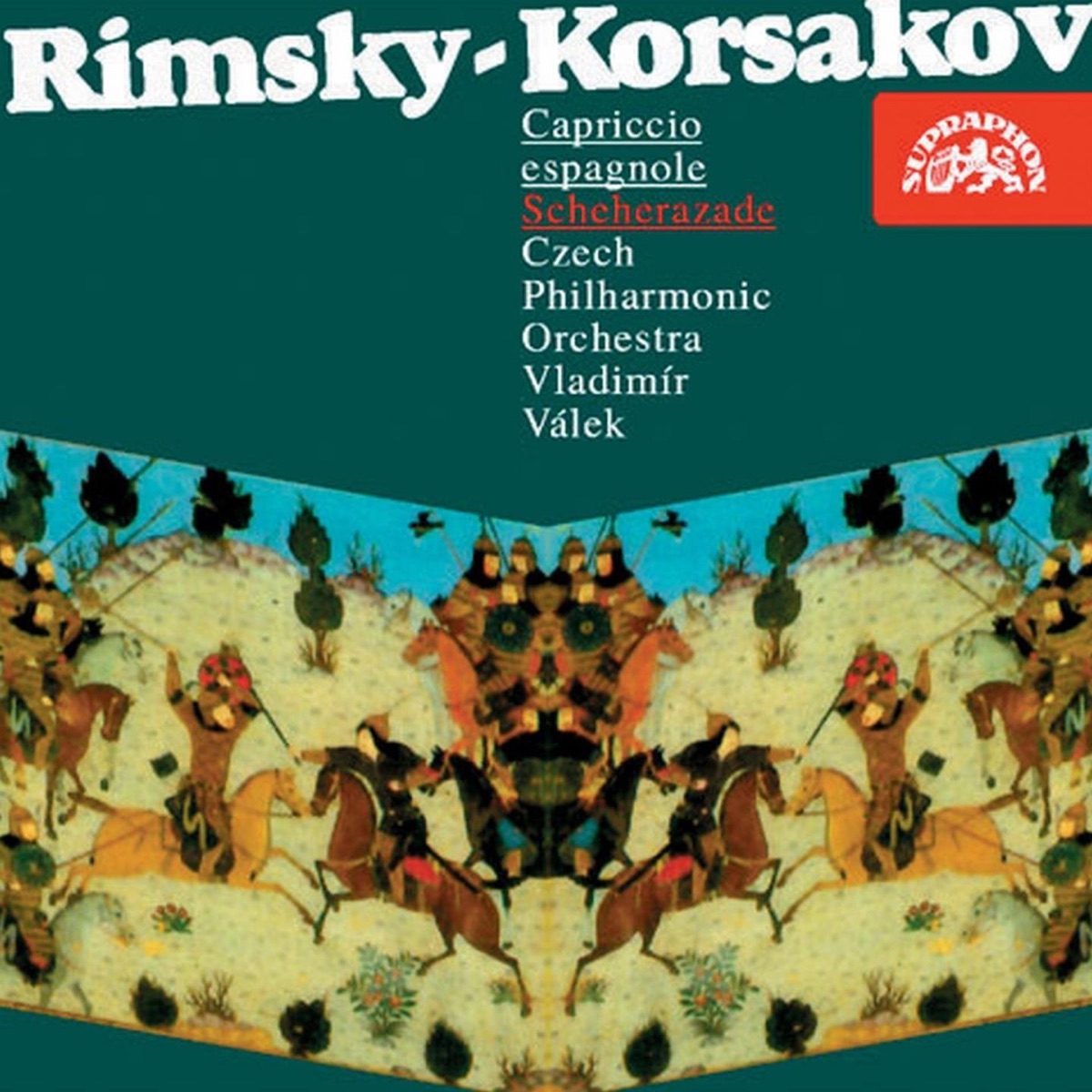 Rimsky-Korsakov: Capriccio Espagnol, Scheherazade by Vladimír Válek & Czech Philharmonic album cover
