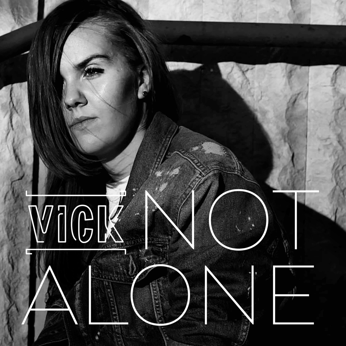 Not Alone - Single by Vick album cover