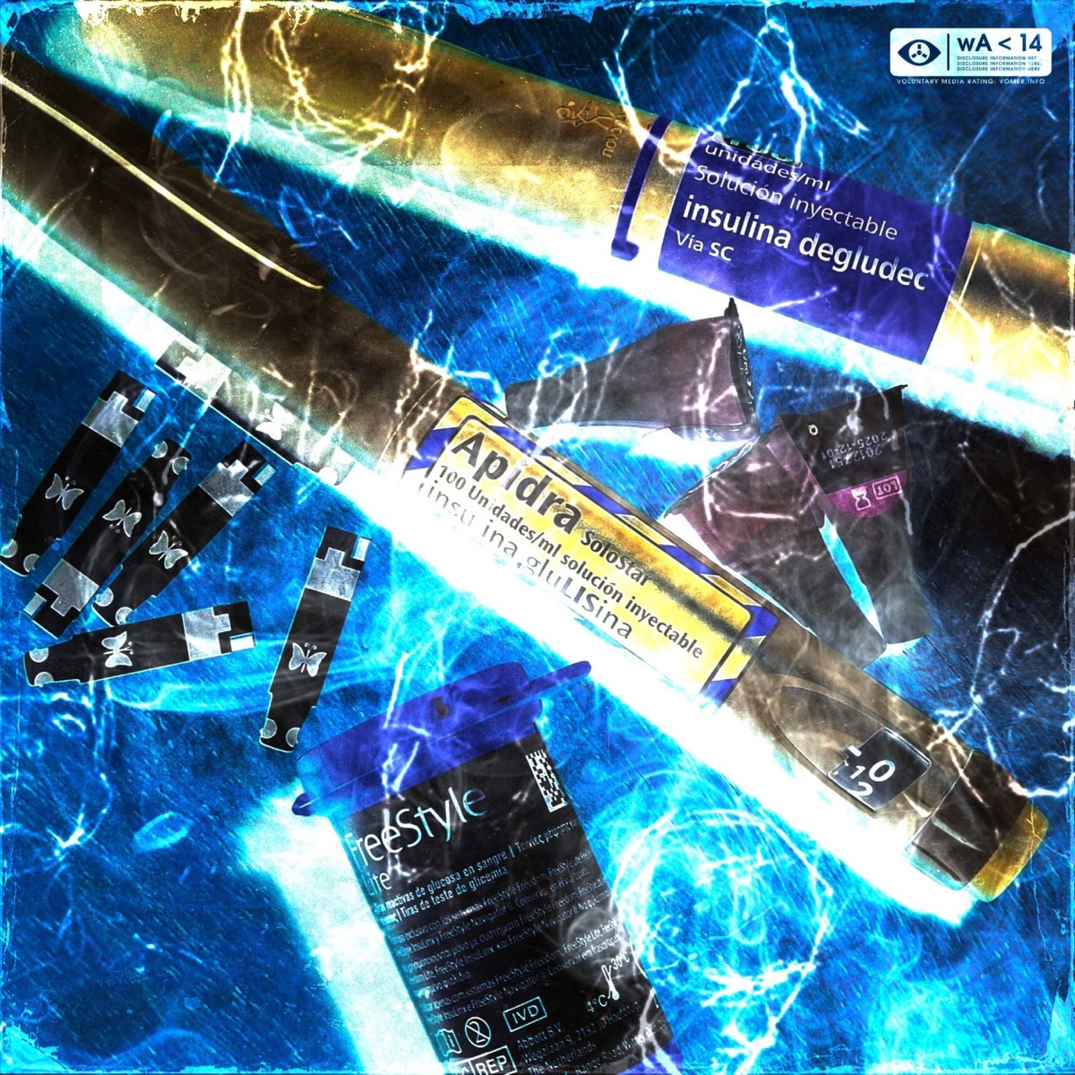 Insulina Bars (feat. BR1, Mufi, Lil Tony, Danisan47, Greedy Kiddo, Famis, Adri316, Fernandito, Peta, Ander & Breixo) - Single by Peku album cover