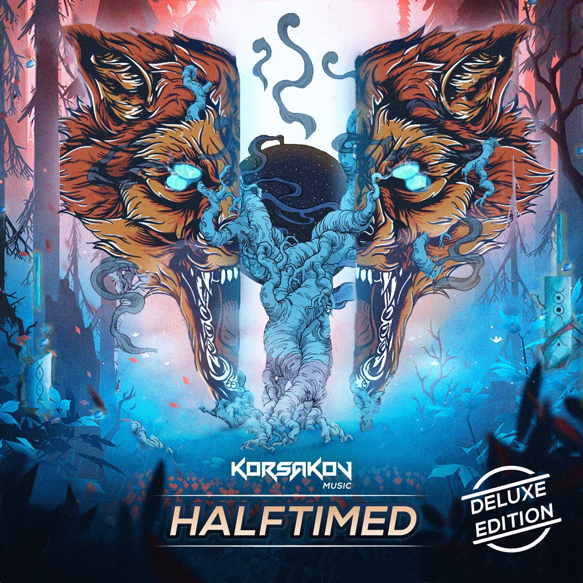 Korsakov Music Halftimed Deluxe Edition by Droptek, Jade, MNDSCP, Smooth, MADSTER, Kodin, Bytecode, Transforma, Zonna & Sovryn album cover