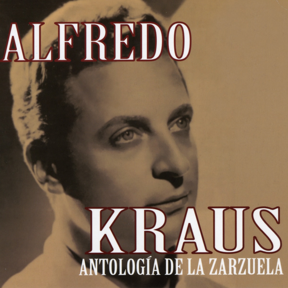 Alfredo Kraus: Antología de la Zarzuela by Alfredo Kraus, Pablo Sorozábal, Orquesta Sinfónica de Madrid, Orquesta de Conciertos de Madrid, Orquesta de camara de Madrid, Jose Olmedo & Daniel Montorio album cover