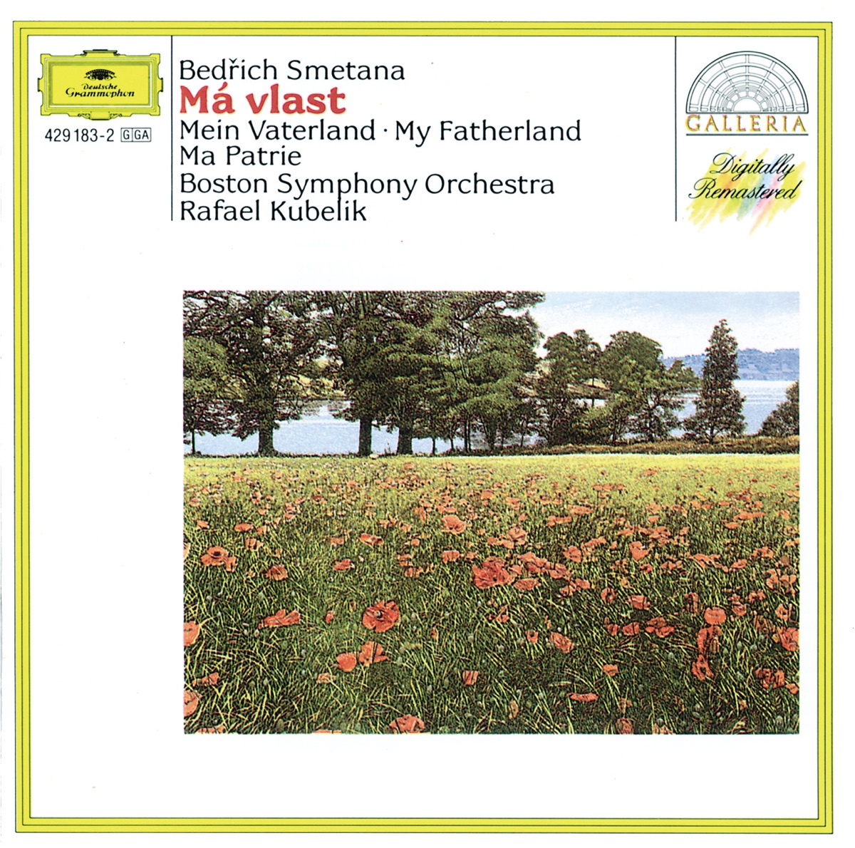 Smetana: Má vlast by Boston Symphony Orchestra & Rafael Kubelik album cover
