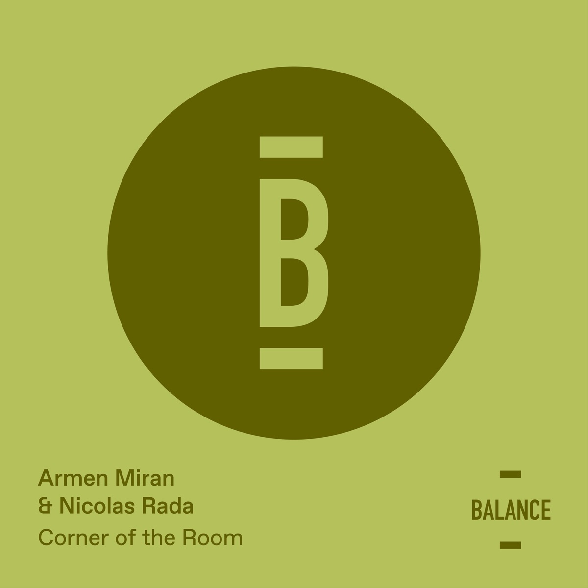 Corner of the Room - Single by Armen Miran & Nicolas Rada album cover