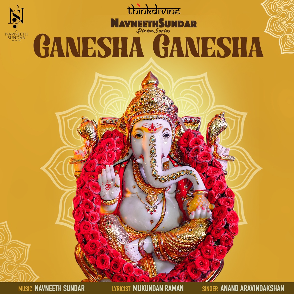 Ganesha Ganesha (From "Navneeth Sundar Divine Series") - Single by Navneeth Sundar & Anand Aravindakshan album cover