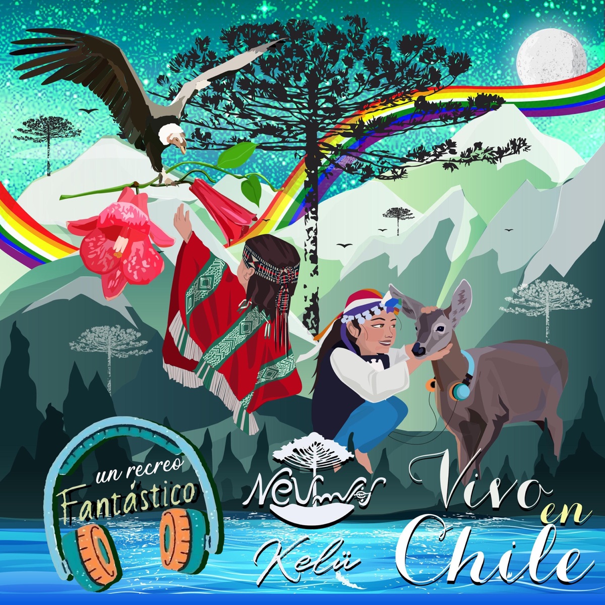 Vivo en Chile - Single by Un Recreo Fantástico, Neumas Reggae & Kelü album cover