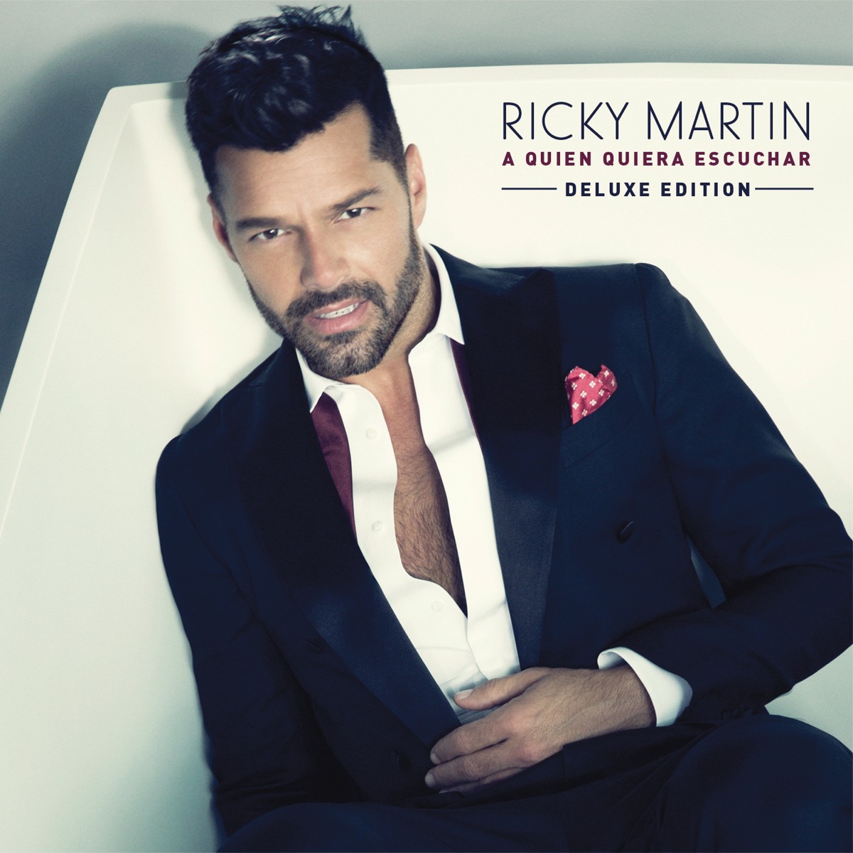 A Quien Quiera Escuchar (Deluxe Edition) by Ricky Martin album cover