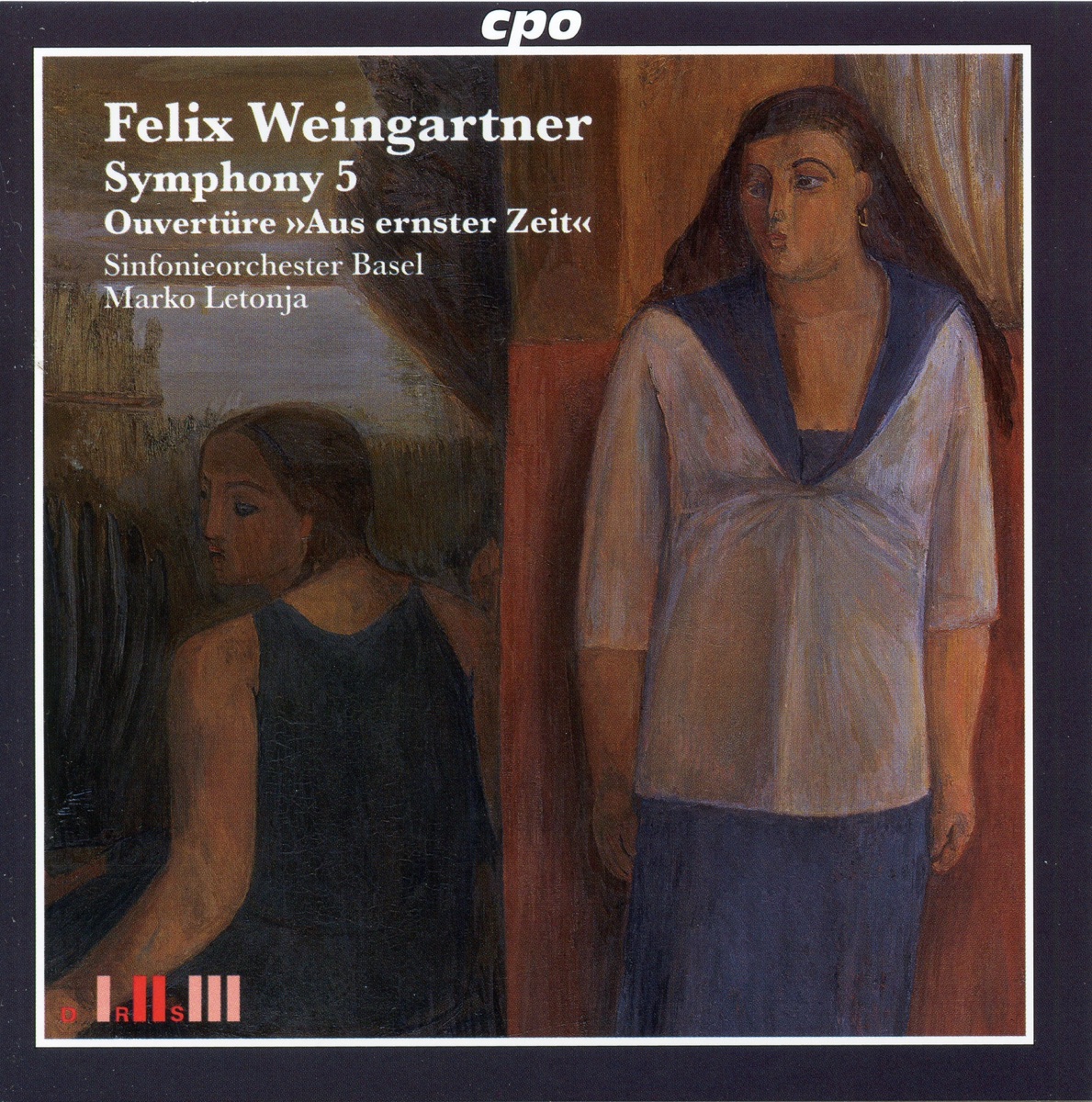 Weingartner: Symphony No. 5 in C Minor, Op. 71 & Aus ernster Zeit, Op. 56 by Sinfonieorchester Basel & Marko Letonja album cover