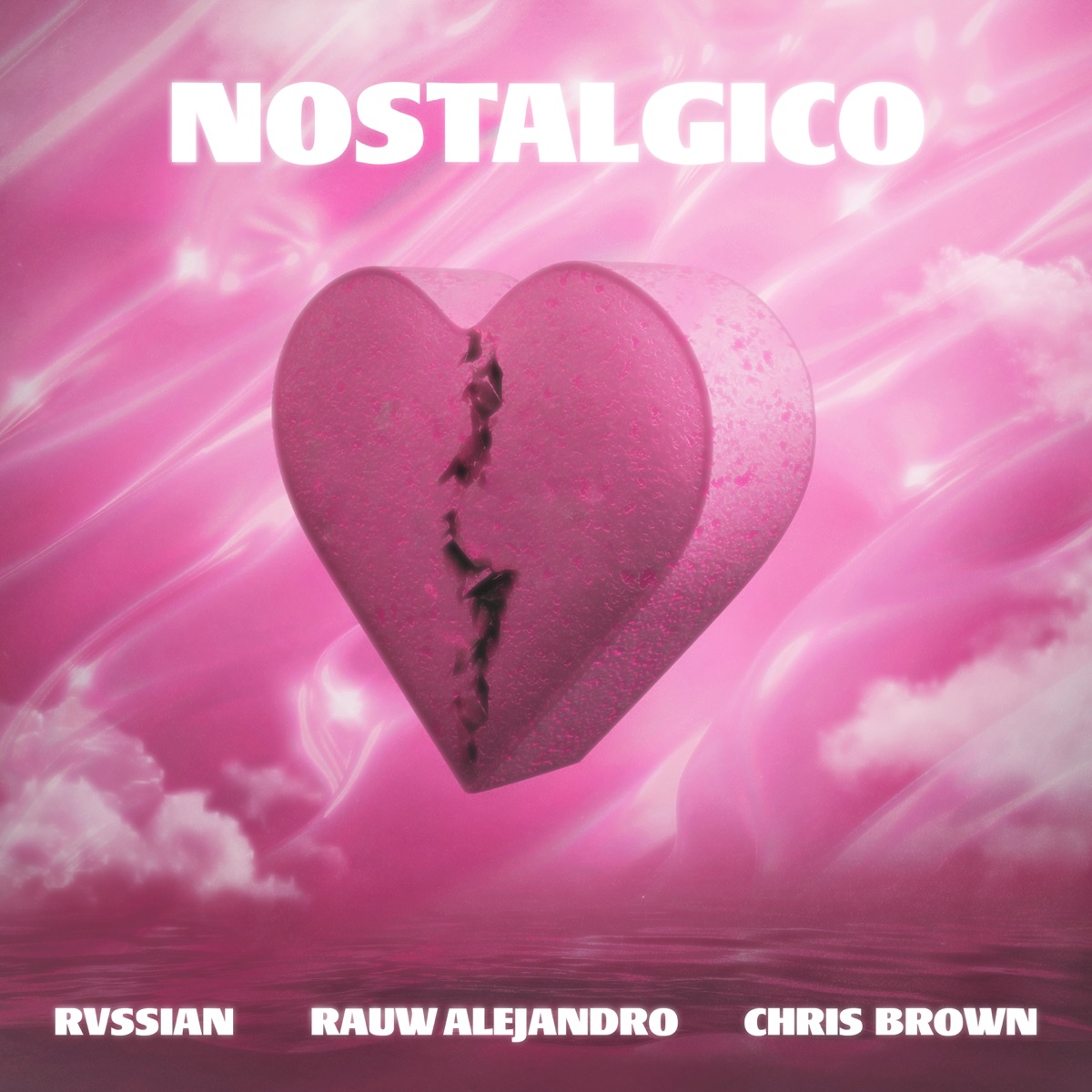 Nostálgico - Single by Rvssian, Rauw Alejandro & Chris Brown album cover