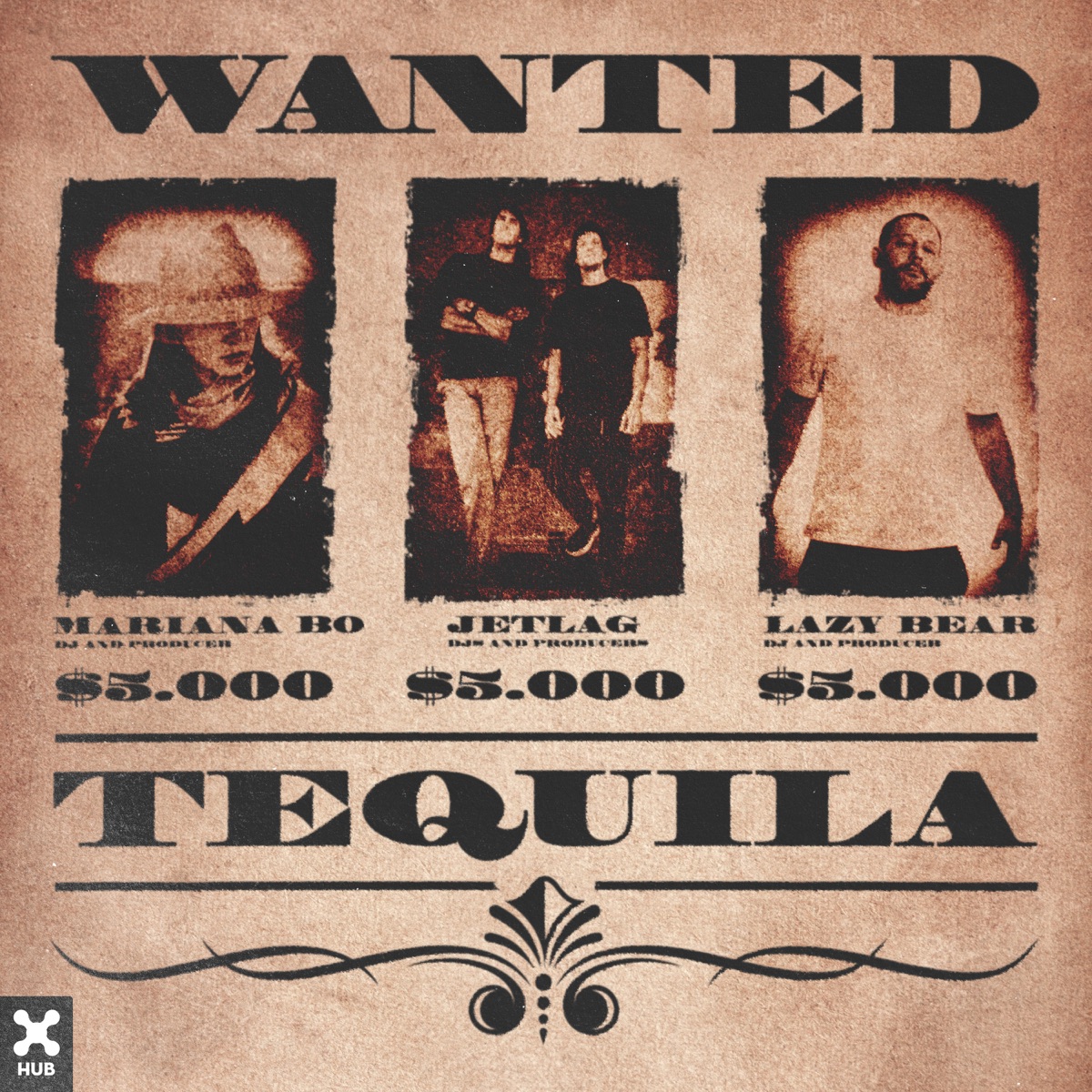 Tequila - Single by Mariana BO, Jetlag Music & Lazy Bear album cover