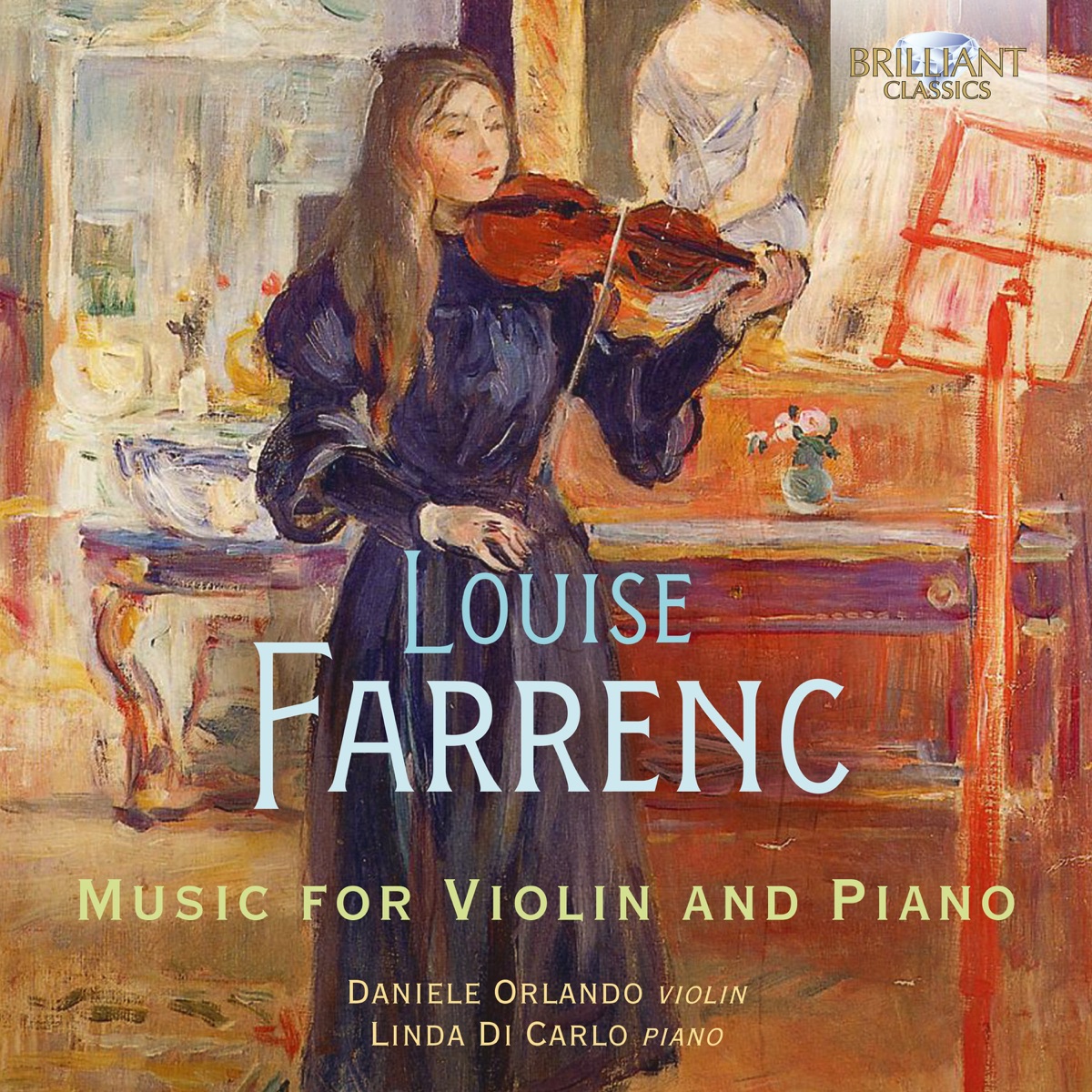 Farrenc: Music for Violin & Piano by Linda Di Carlo & Daniele Orlando album cover