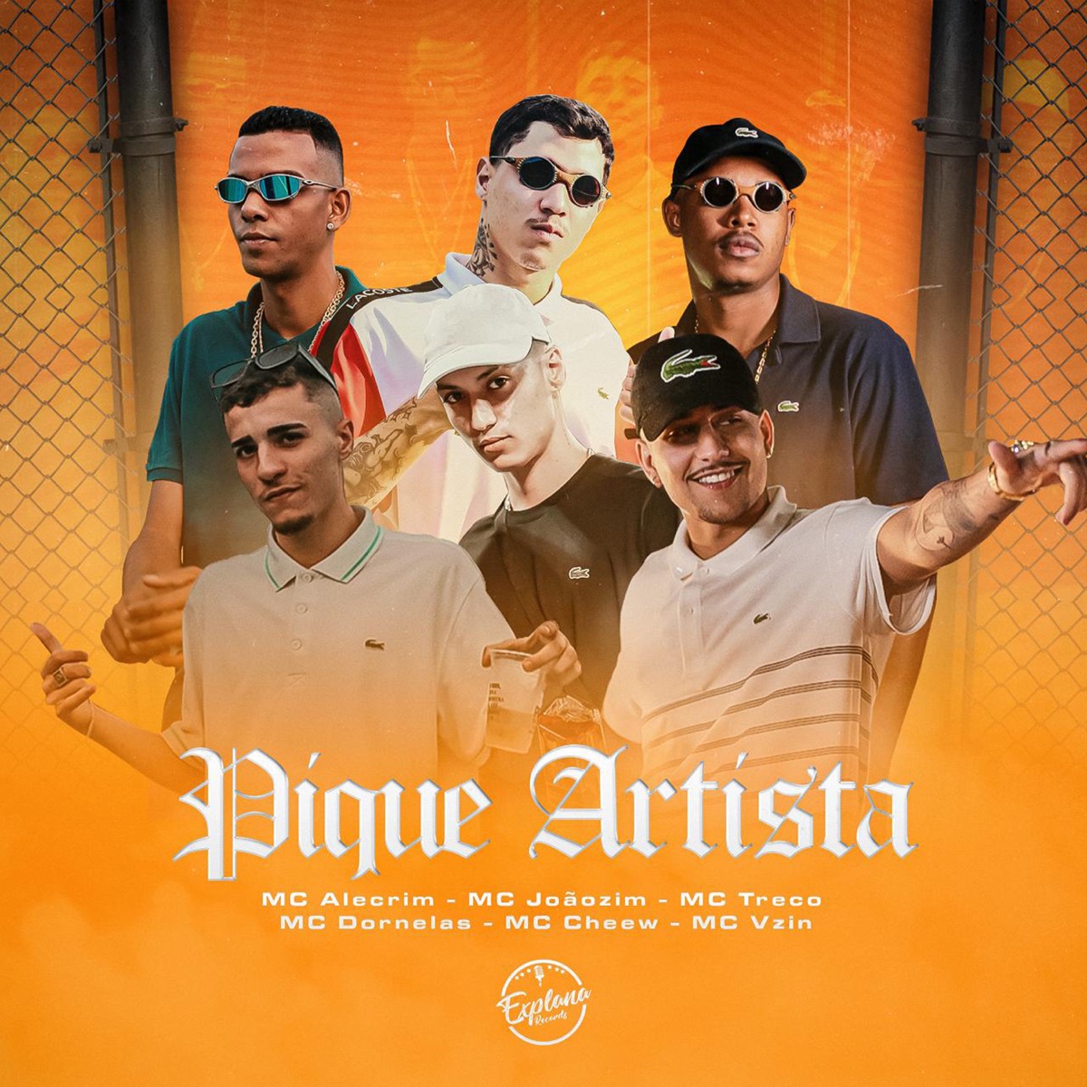 Pique Artista - Single by MC alecrim, Mc Joãozim, Mc Treco, Mc Dornelas, Mc Cheew & Mc Vzim album cover