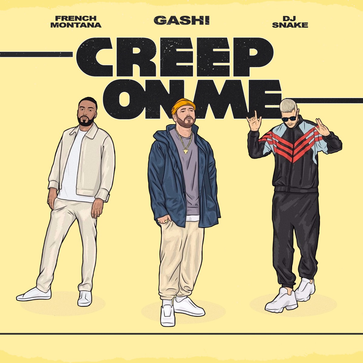 Creep On Me (feat. French Montana & DJ Snake) - Single by GASHI album cover