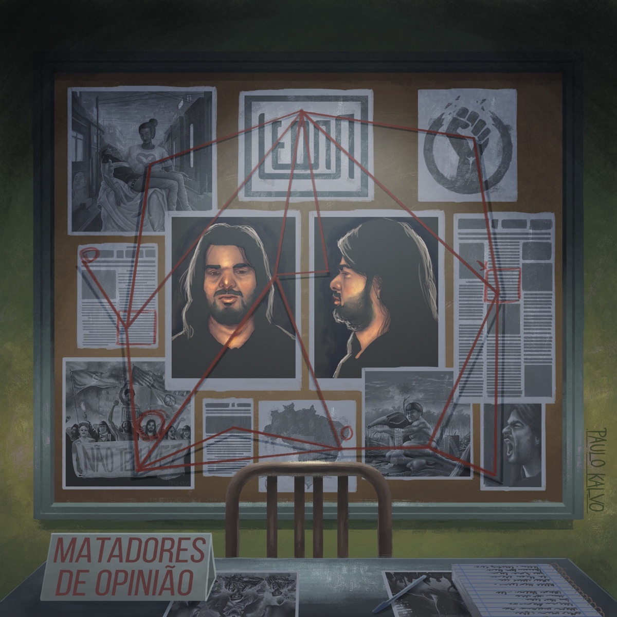 Matadores de Opinião - Single by Leonn album cover