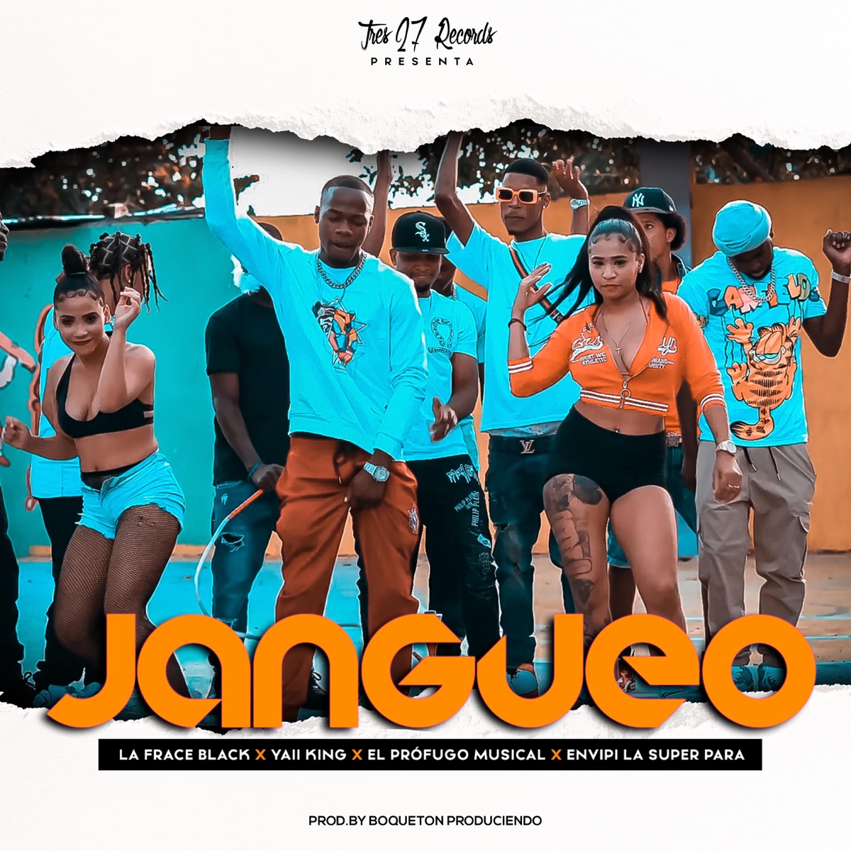 Jangueo (feat. Yaii King, El Prófugo Musical & Envipi La Super Para) - Single by La Frace Black album cover