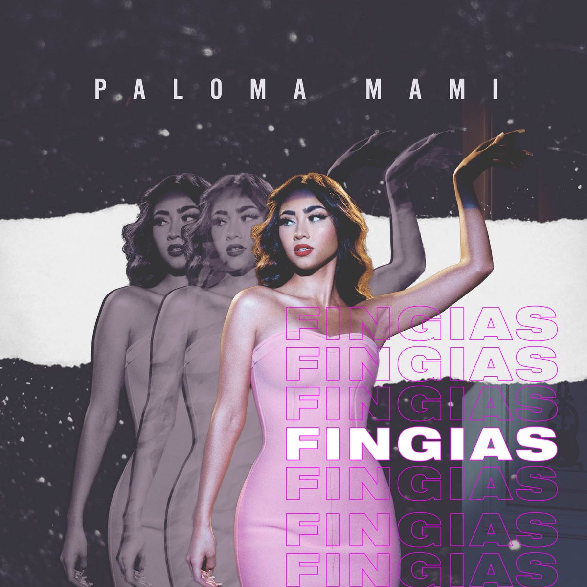 Fingías - Single by Paloma Mami album cover