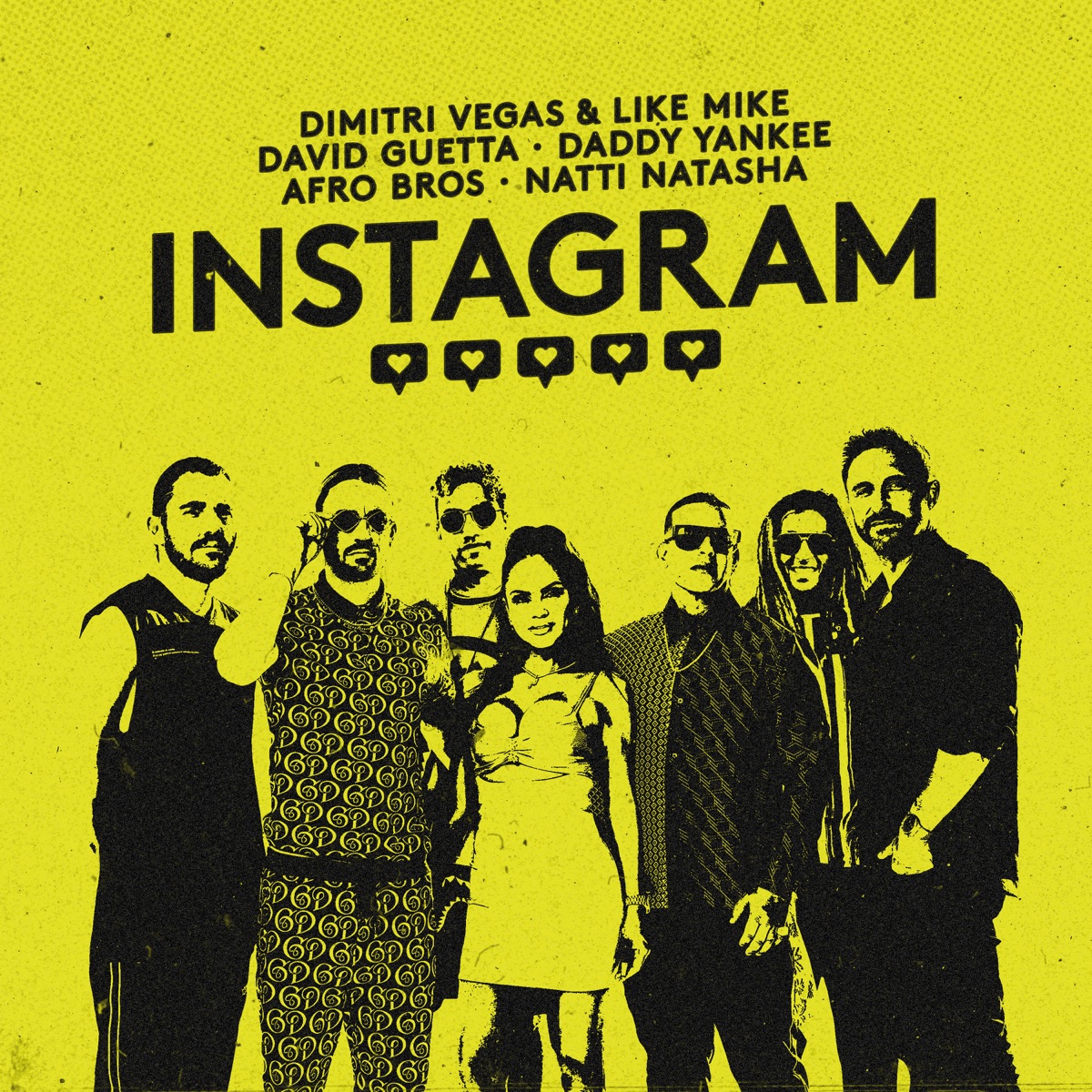 Instagram (feat. Afro Bros & Natti Natasha) - Single by Dimitri Vegas & Like Mike, David Guetta & Daddy Yankee album cover