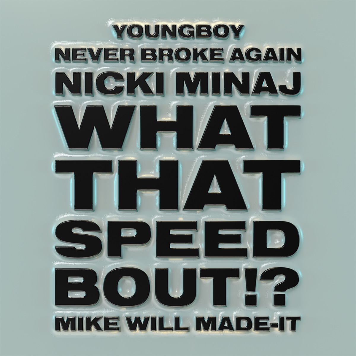 What That Speed Bout!? - Single by Mike WiLL Made-It, Nicki Minaj & YoungBoy Never Broke Again album cover
