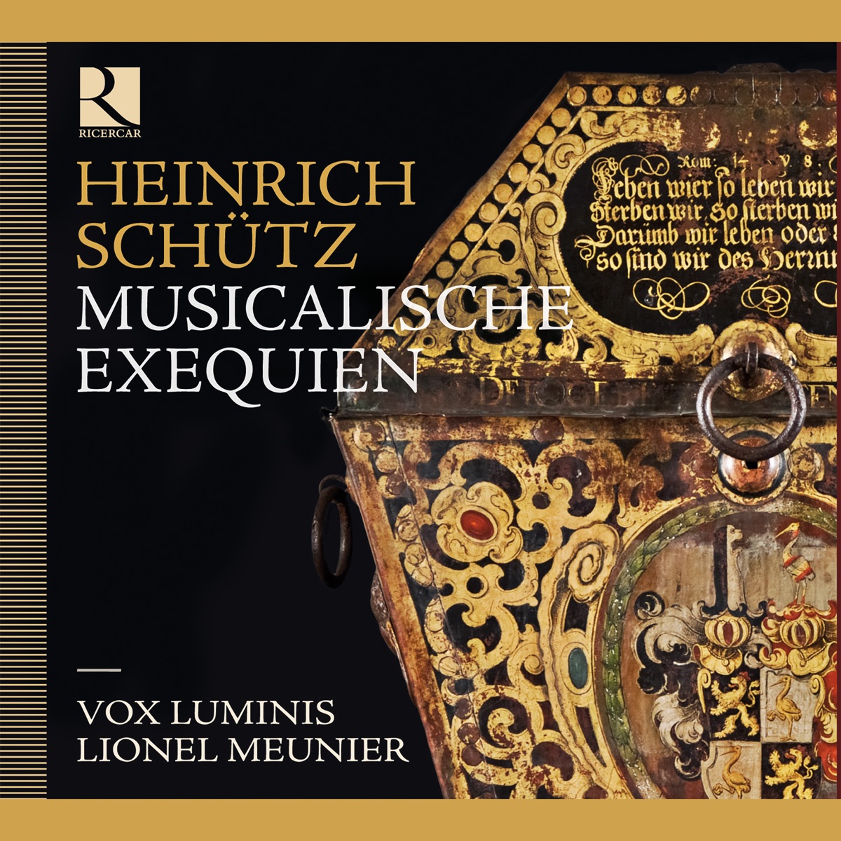 Schütz: Musicalische Exequien by Vox Luminis & Lionel Meunier album cover