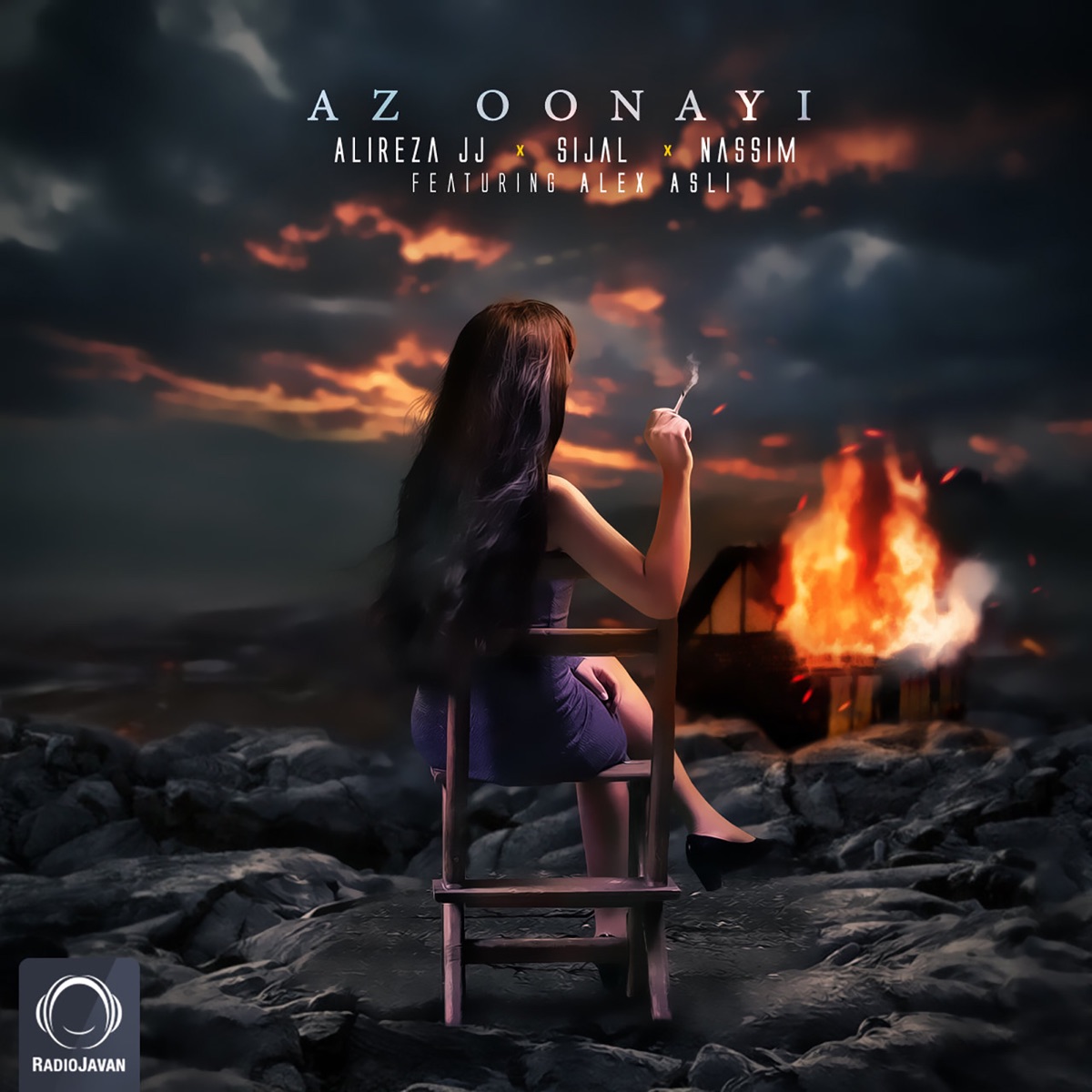 Az Oonayi (feat. Alex Asli) - Single by Alireza JJ, Sijal & Nassim album cover