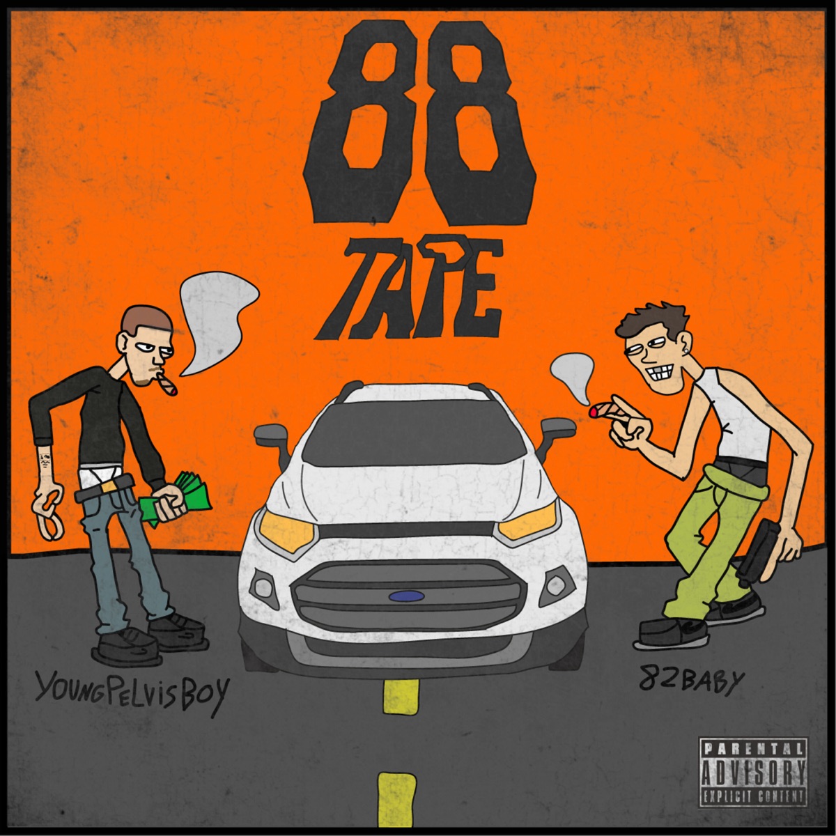 88Tape by YoungPelvisBoy & 82baby album cover