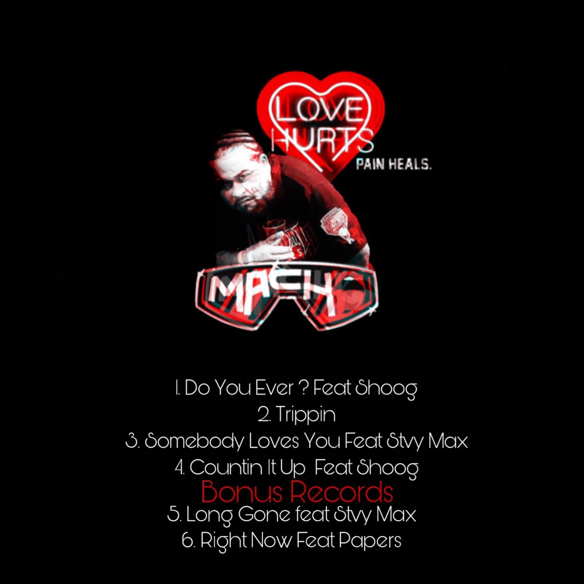Love Hurts Pain Heals - EP by Big Mach album cover