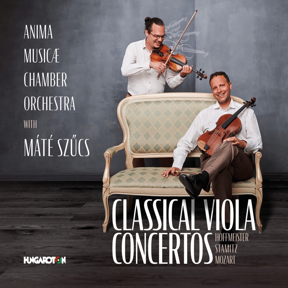 Hoffmeister, Stamitz, Mozart: Classical Viola Concertos by Máté Szűcs & Anima Musicæ Chamber Orchestra album cover