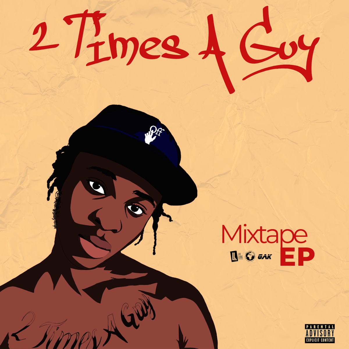 2 TIMES A GUY by Reggie album cover