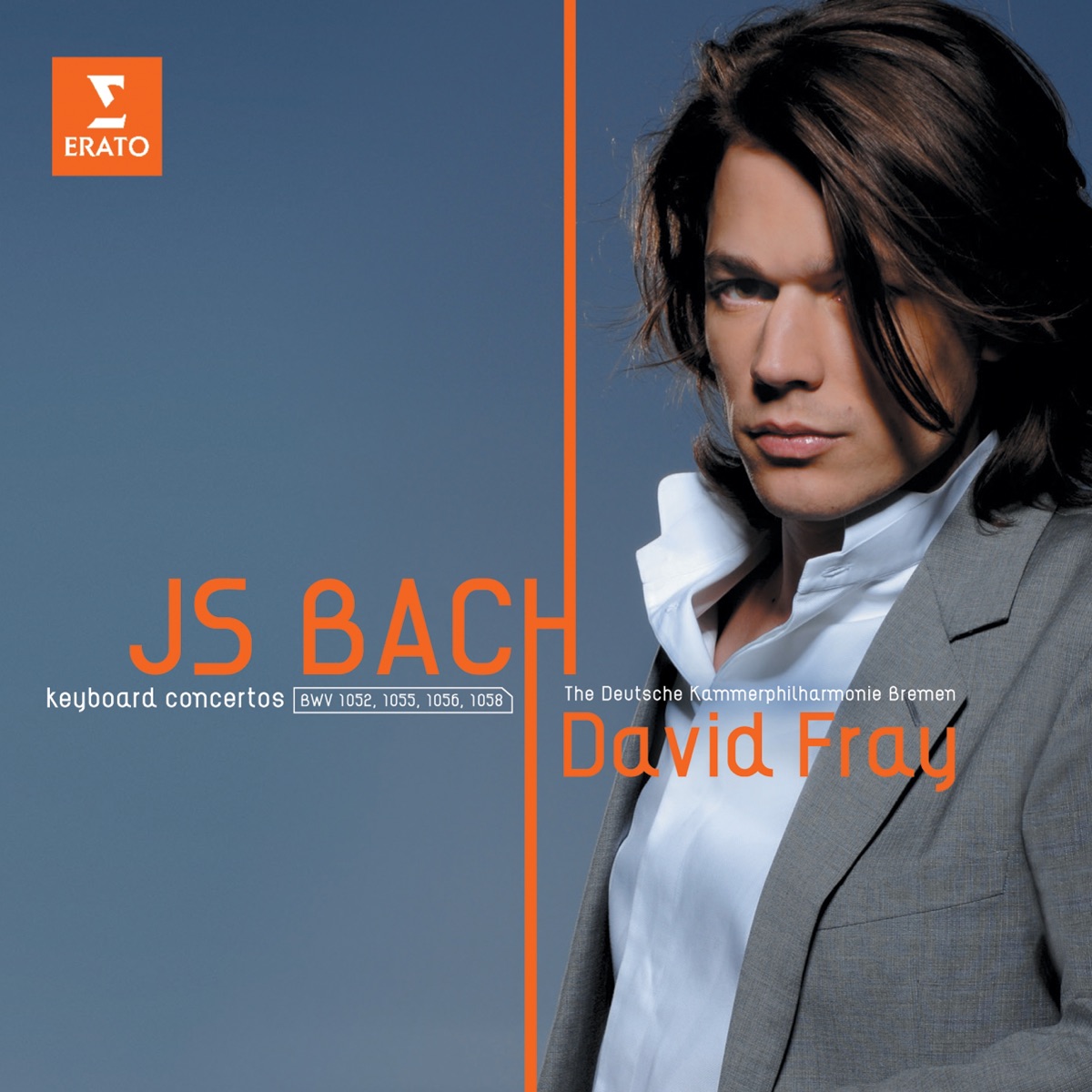 Bach: Piano Concertos by David Fray & The Deutsche Kammerphilharmonie Bremen album cover