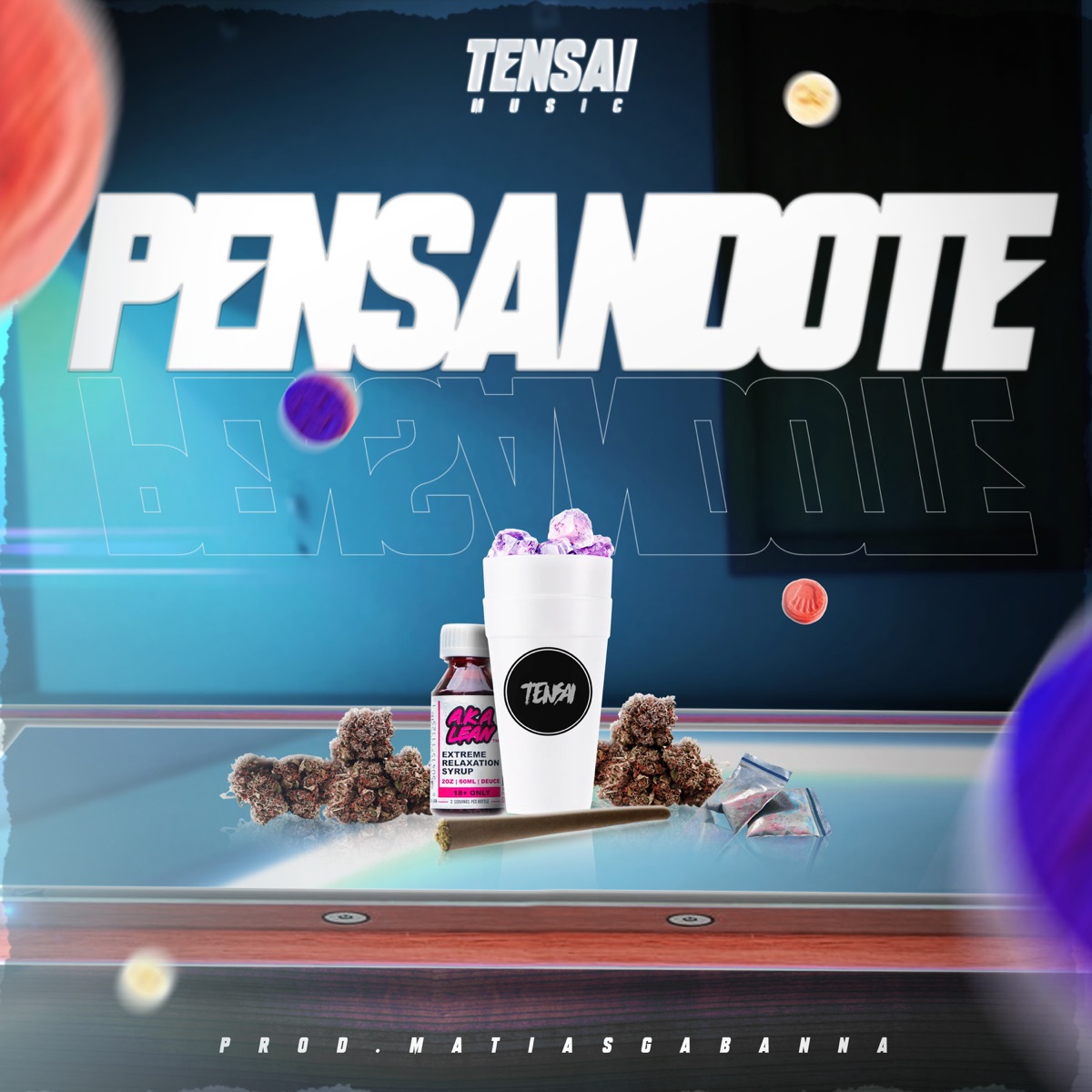Pensandote - Single by Tensaimusic album cover