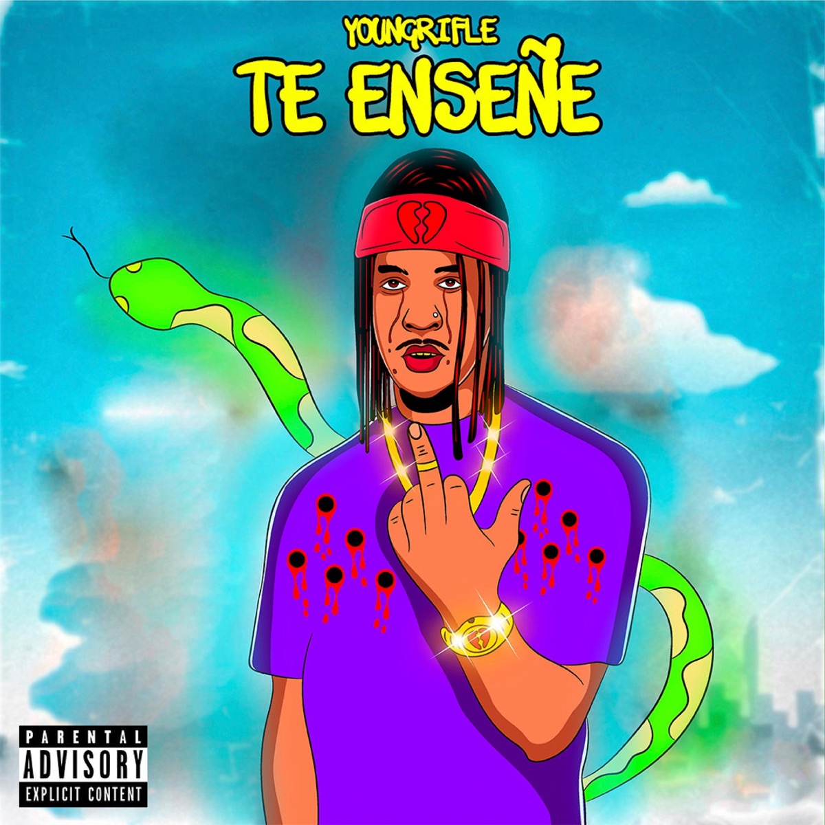 Te enseñé - Single by YoungRifle album cover