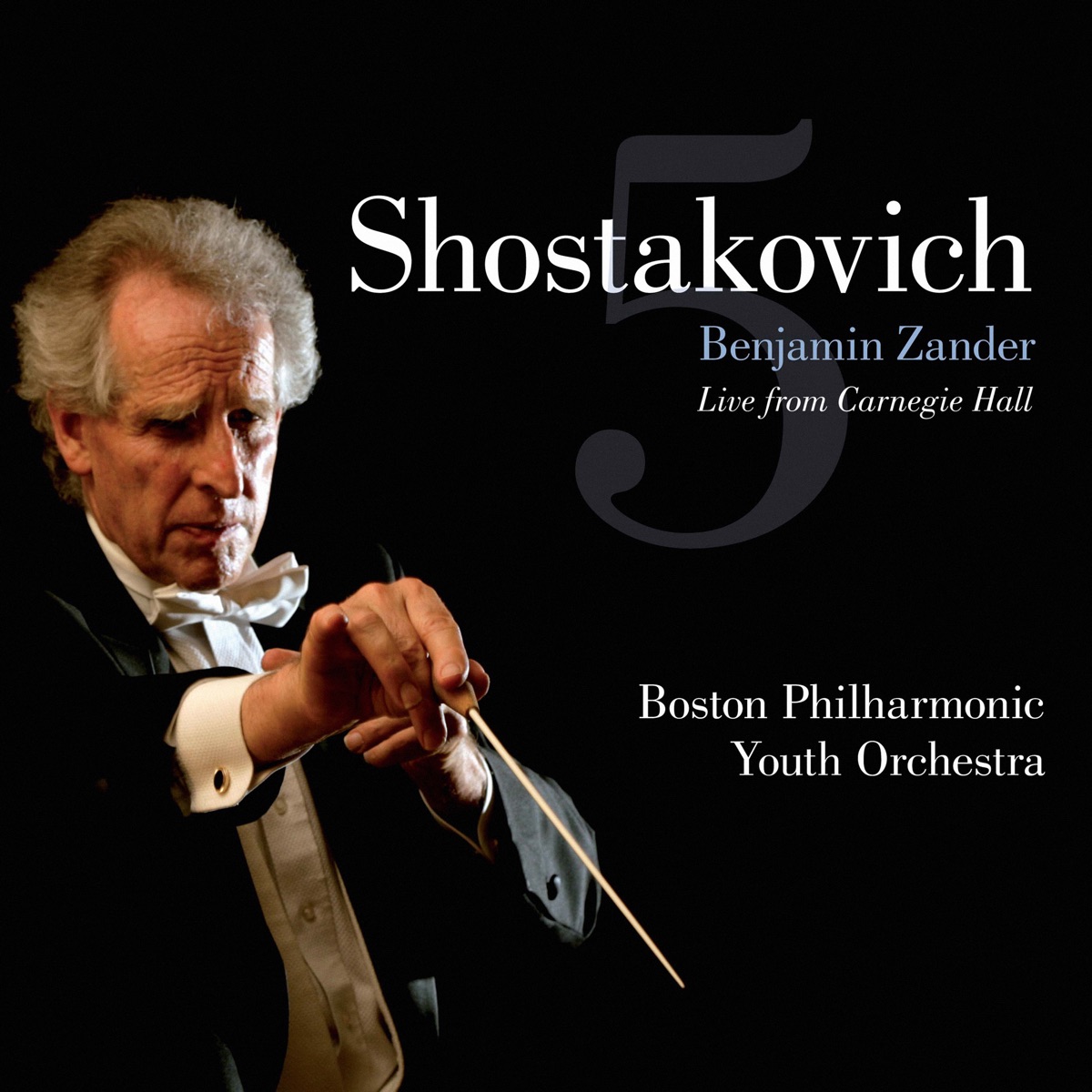 Shostakovich: Symphony No. 5 by Benjamin Zander & Boston Philharmonic Youth Orchestra album cover