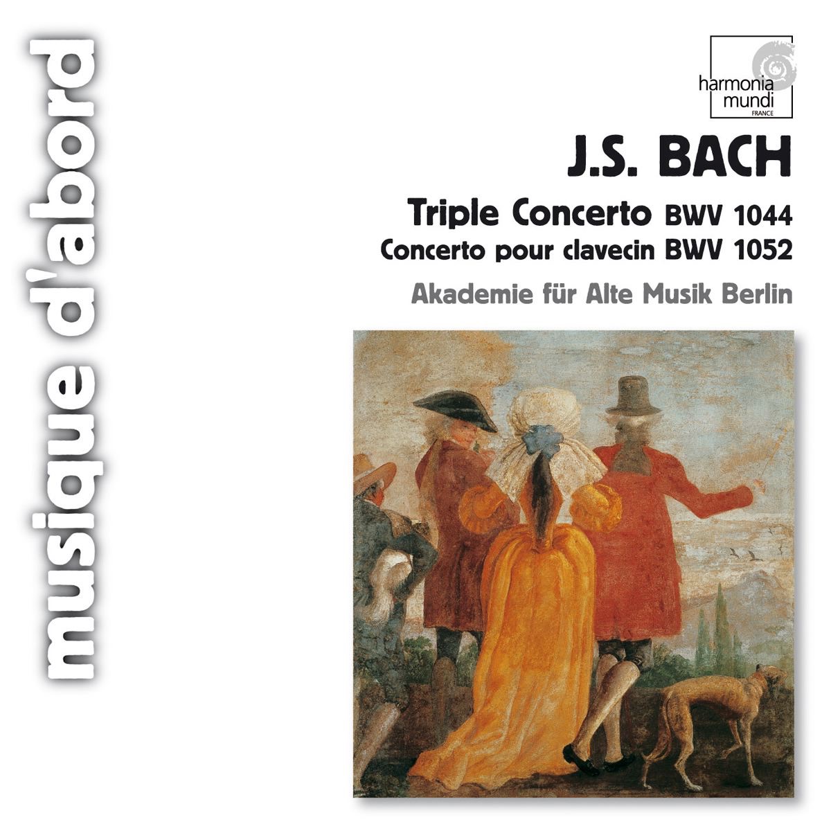 Bach: Triple Concerto (BWV 1044), Harpsichord Concerto (BWV 1052) by Akademie für Alte Musik Berlin, Christine Schornsheim & Zvi Meniker album cover