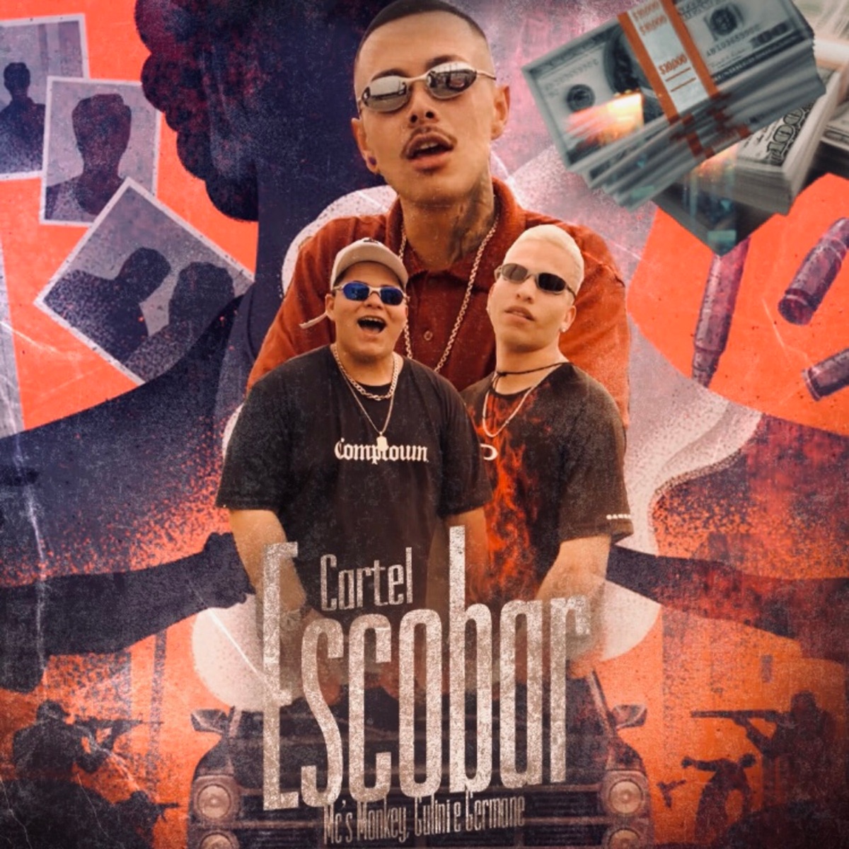 Cartel Escobar (feat. Dj SKL) - Single by Mc Germane, MC Monkey & Mc Gulini album cover